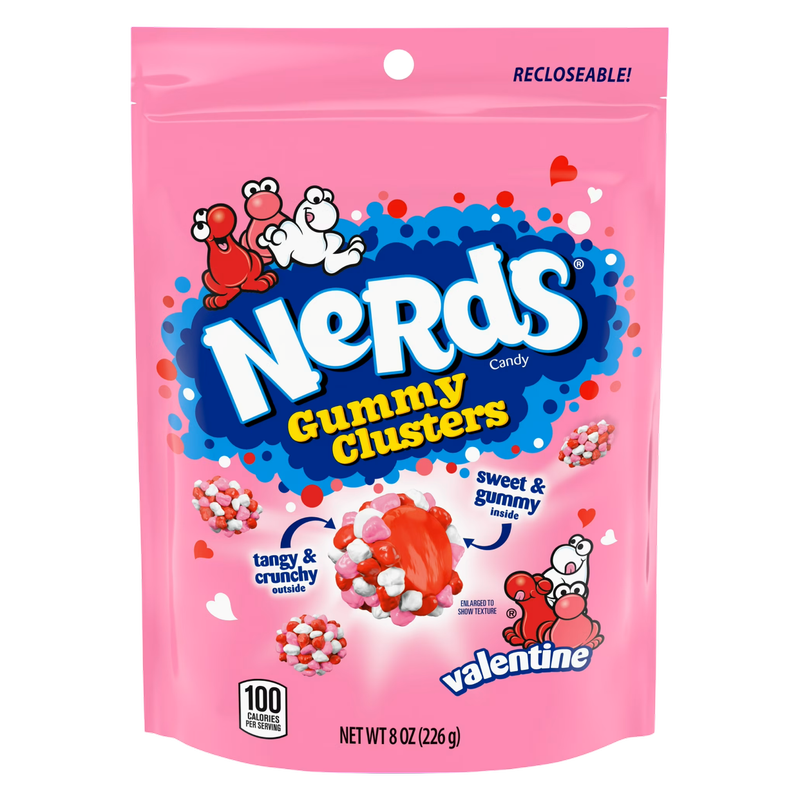 Nerds Valentine Gummy Clusters, 8.0oz