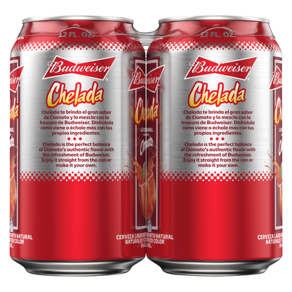 Budweiser Chelada 6pk 12oz Can