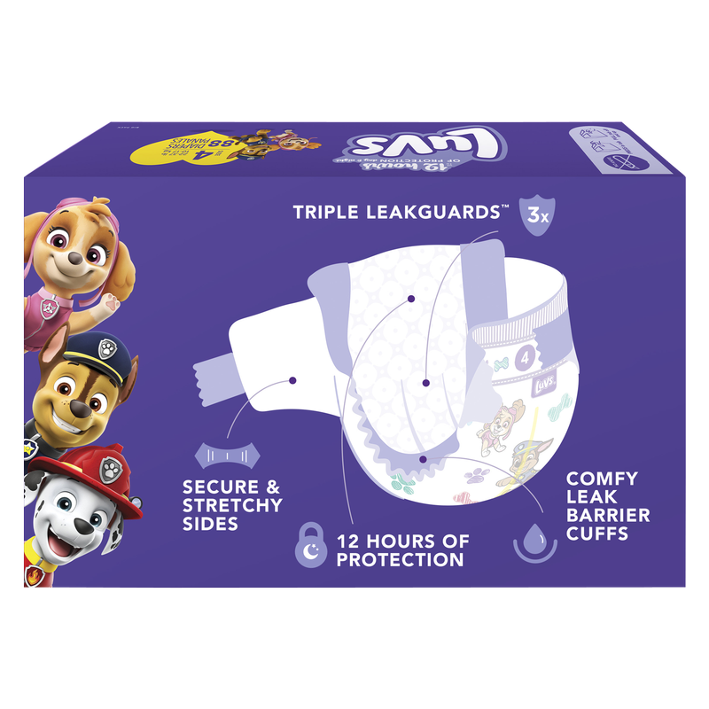 Luvs Size 4 Family Pack 76 ct
