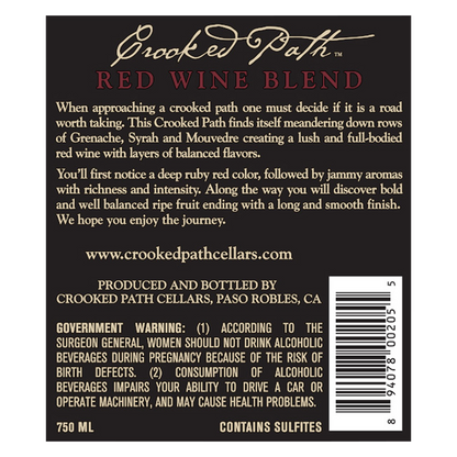 Crooked Path The Wanderer Red 750ml