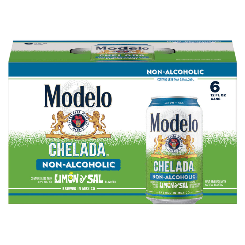 Modelo Chelada Limon Y Sal Non-Alcoholic 6pk 12oz Can