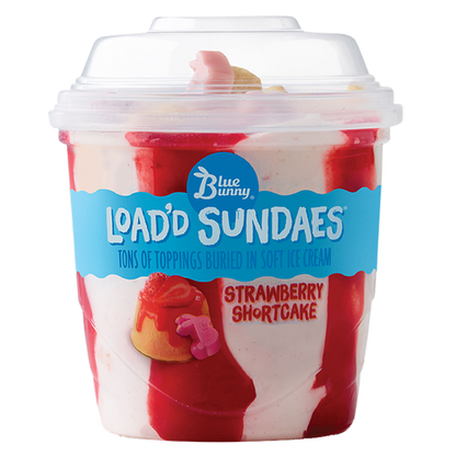 Blue Bunny Strawberry Shortcake Load'd Sundae 8.5oz