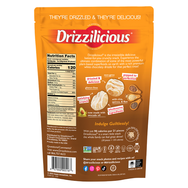 Drizzilicious Cinnamon Swirl, 4oz