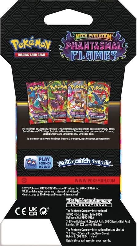 Pokemon Phantasmal Flames Sleeved Booster - Pokemon BevMo! Pokemon Phantasmal Flames Sleeved Booster - Pokemon BevMo!