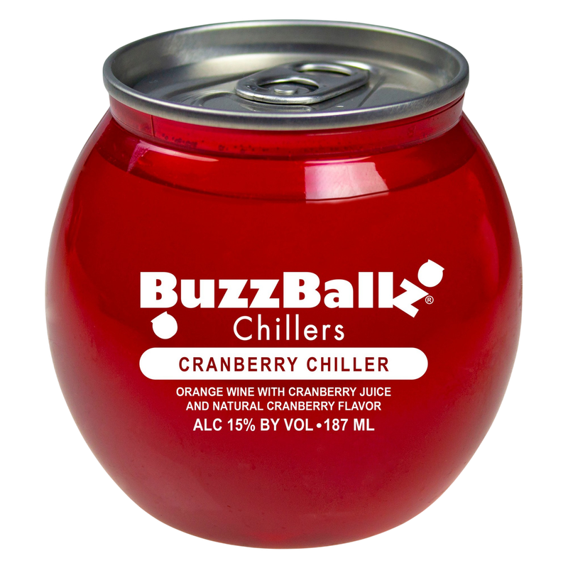 Buzzballz Chillers Cranberry 187ml 15% ABV