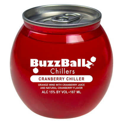 Buzzballz Chillers Cranberry 187ml 15% ABV