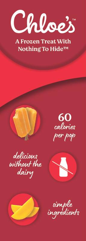 Chloe's Mango Fruit Pops 4ct