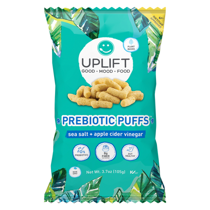 Uplift Foods Prebiotic Sea Salt and Apple Cider Vinegar Puffs 3.7oz
