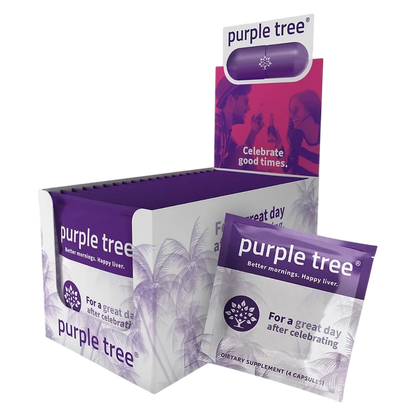Purple Tree Post-Celebration Wellness Vitamins - Packs (4 pills)