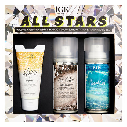 IGK ALL STARS SET: Volume, Hydration & Dry Shampoo