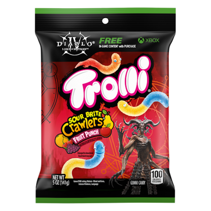 Trolli Sour Brite Crawlers Fruit Punch, 5 oz