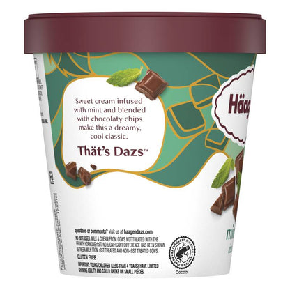 Häagen-Dazs Mint Chip Ice Cream, 14 Oz.