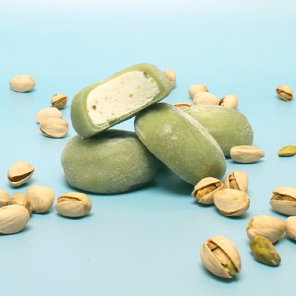 Bubbies Hawaii Pistachio Mochi Ice Cream Individually Wrapped 1ct