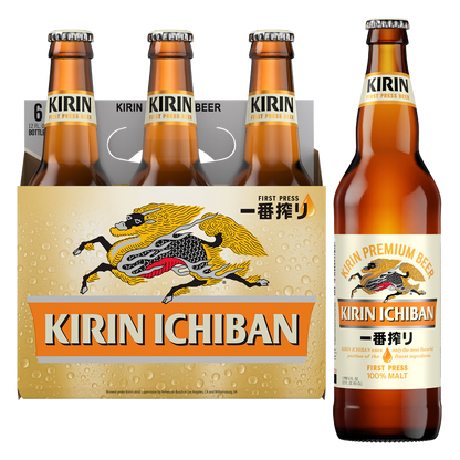 Kirin Ichiban 6pk 12oz Bottles 5.0% ABV