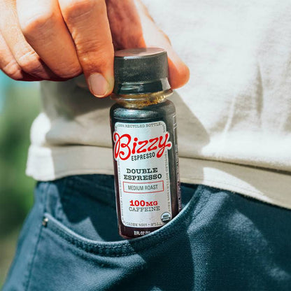 Bizzy Organic Double Espresso Shot Medium Roast 2oz Btl