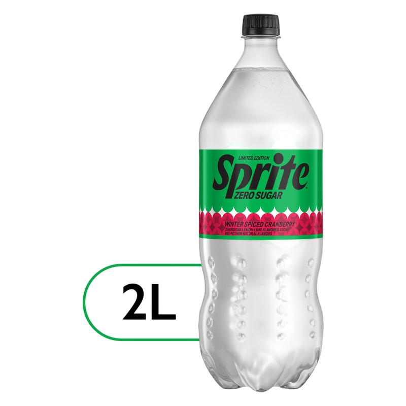 Sprite Winter Spiced Cranberry 2 Liter Btl