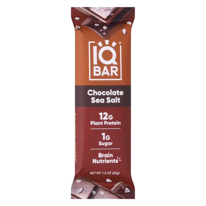 IQBAR Chocolate Sea Salt Bar 1.6oz