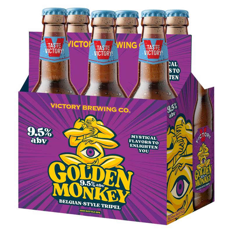 Victory Golden Monkey 6pk 12oz Btl 9.5% ABV - Victory – BevMo!
