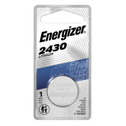 Energizer 2430 Lithium Coin Battery, 1 Pack