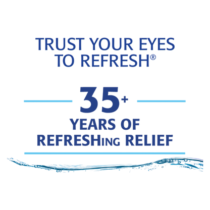 Refresh Tears Lubricant Eye Drops, 0.5oz