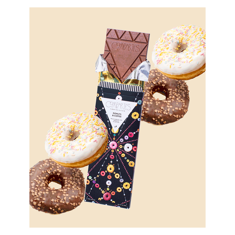 Compartés Donuts & Coffee Milk Chocolate Bar 3oz