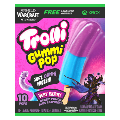 Trolli Very Berry Frozen Gummi Pops, 10ct