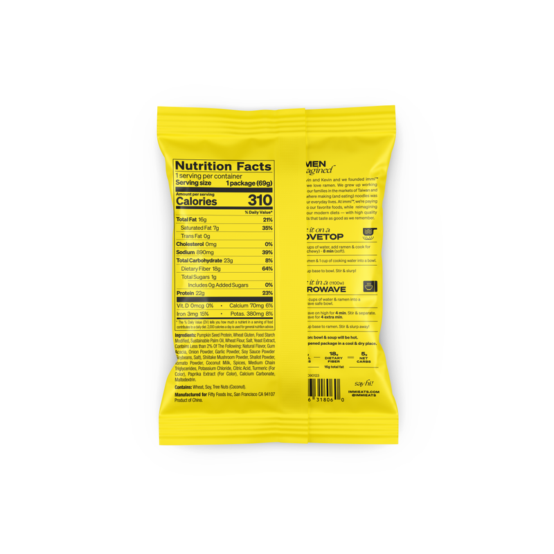 Immi Tom Yum Shrimp Ramen 2.43oz