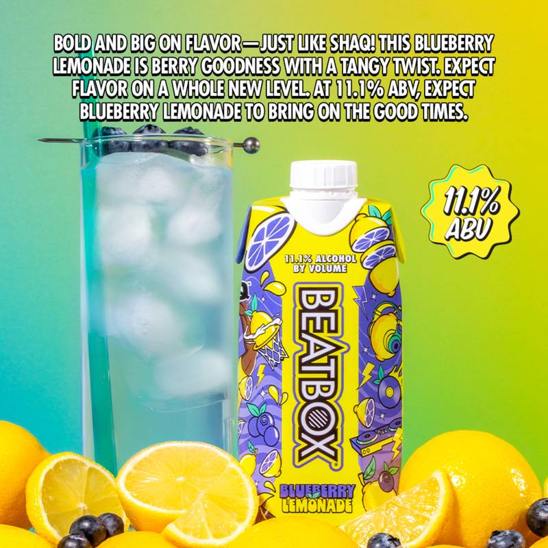BeatBox Blueberry Lemonade 500ml 11.1% ABV