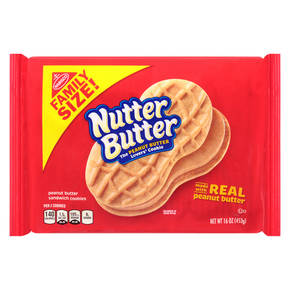 Nutter Butter Peanut Butter Sandwich Cookies 16oz