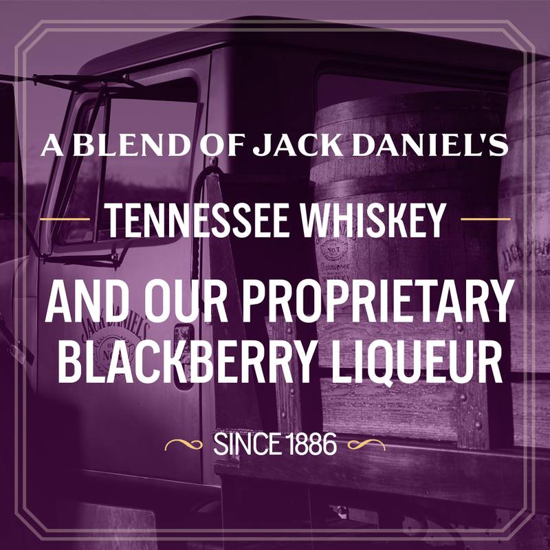 Jack Daniel's Tennessee Blackberry Whiskey 750ml - Jack Daniel's