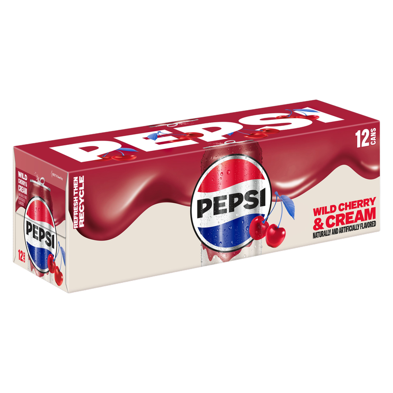 Pepsi Wild Cherries and Cream 12pk 12oz Can