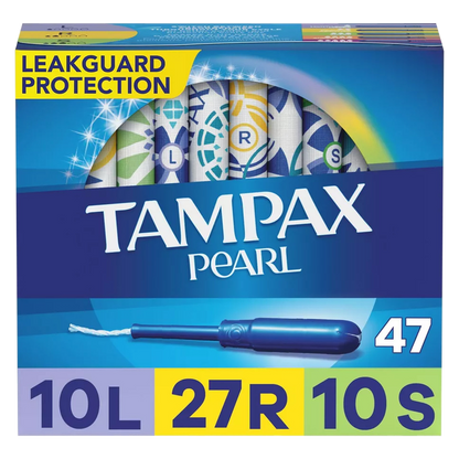 Tampax Pearl Multipack Light/Regular/Super 47ct