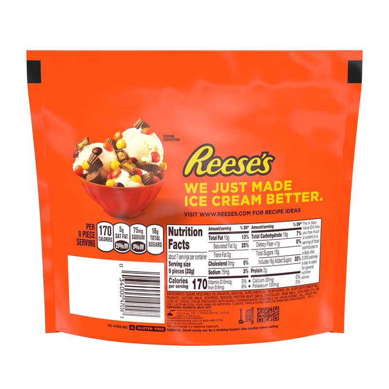 Reese's Minis Peanut Butter Cups Unwrapped 7.6oz