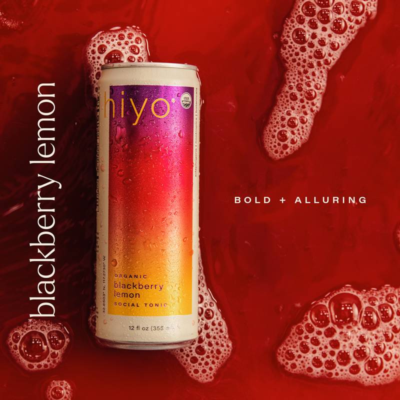 Hiyo Blackberry Lemon 4pk 12oz Can