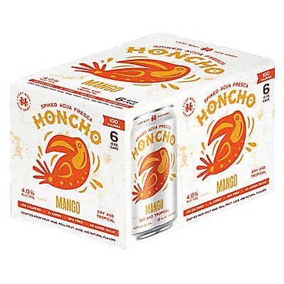Honcho Agua Fresca Mango 6pk 12oz Can