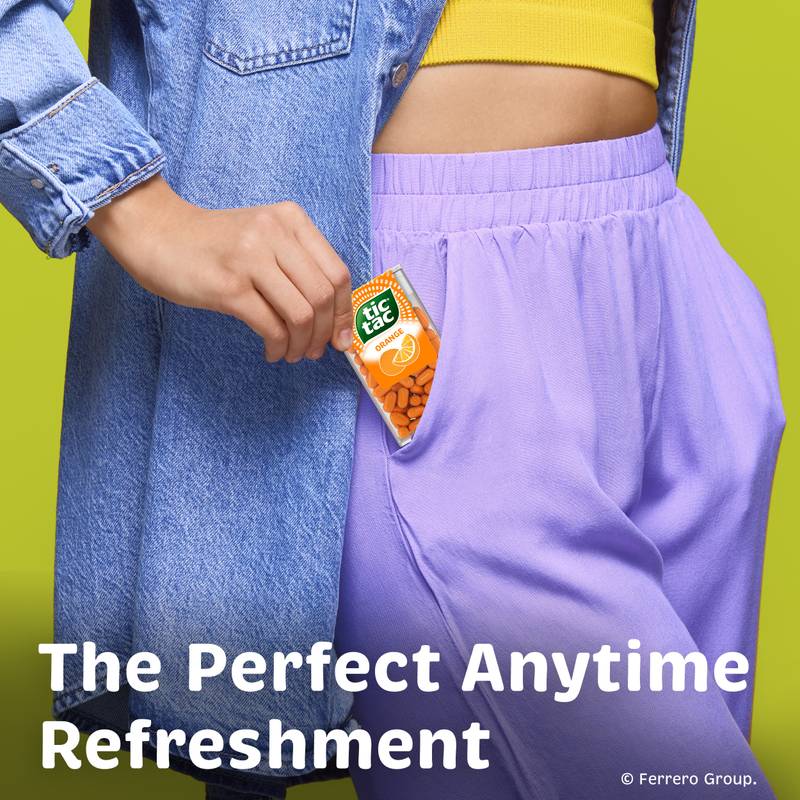 Tic Tac Orange Mints, On-The-Go Refreshment, 1.7 oz