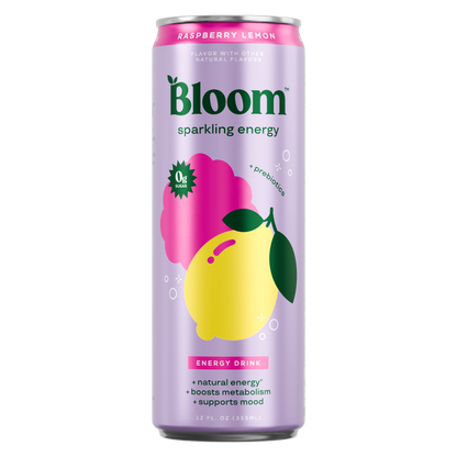 Bloom Energy Raspberry Lemon 12oz Can