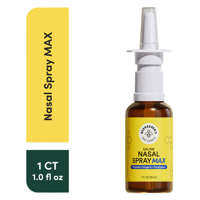 Beekeeper's Naturals Nasal Spray Max, 1.0 fl oz