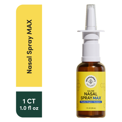 Beekeeper's Naturals Nasal Spray Max, 1.0 fl oz