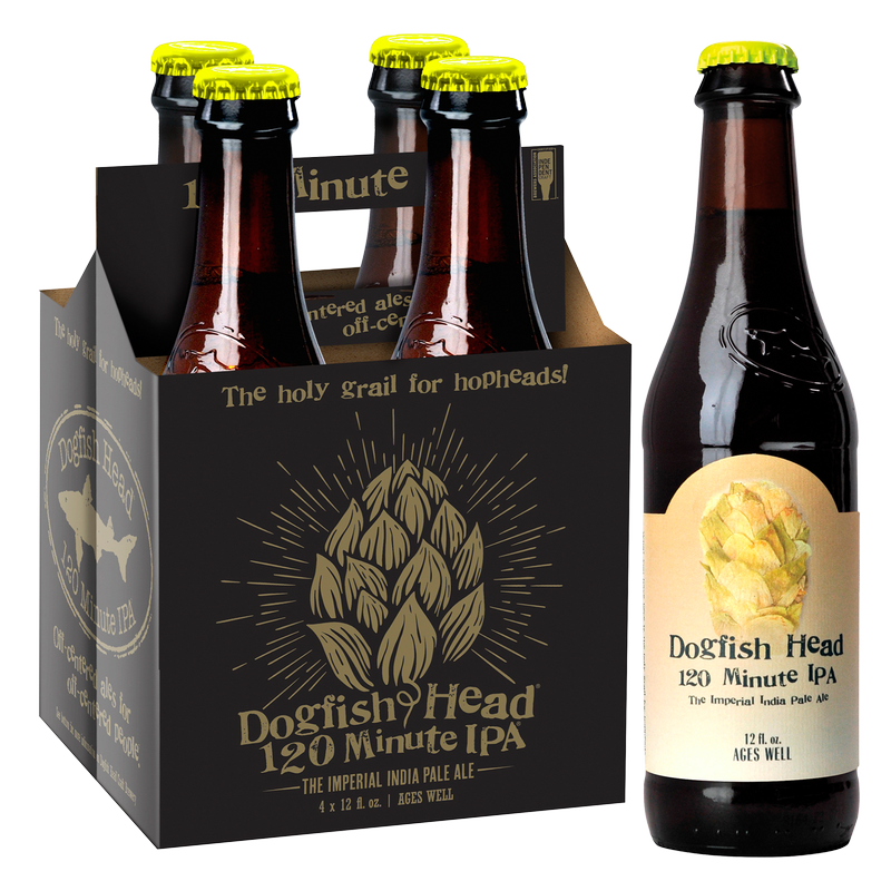 Dogfish Head 120 Minute IPA 4pk 12oz Btl 15.0% ABV