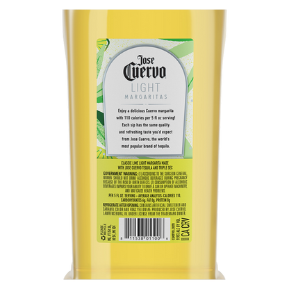 Jose Cuervo Authentic Margarita Classic Lime Light Ready to Drink Cocktail 1.75L 9.95% ABV