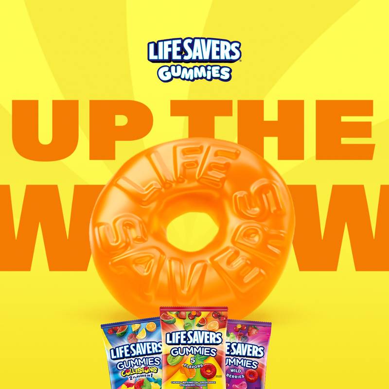 LIFE SAVERS Gummy Candy, 5 Flavors, Sharing Size, 14.5 oz Bag