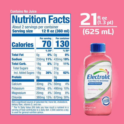 Electrolit Strawberry Kiwi 21oz Btl