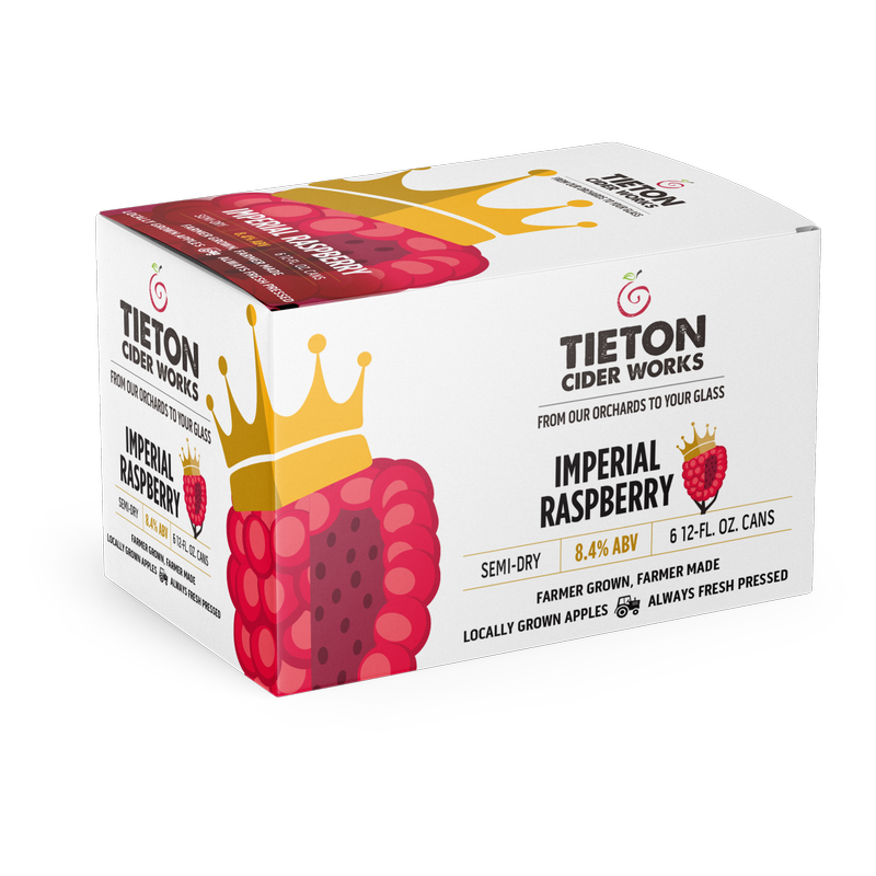 Tieton Imperial Raspberry 6pk 12oz Can 8.4% ABV - Tieton Cider Works ...