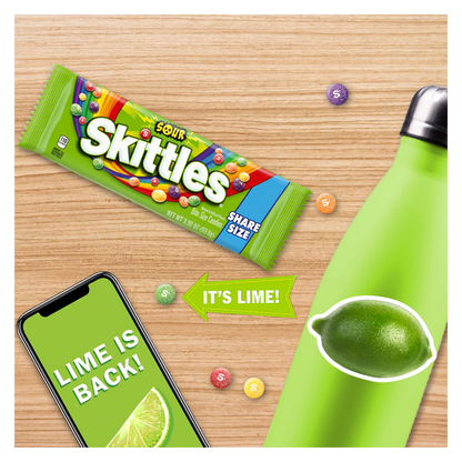 Skittles Sour Candy Share Size 3.3oz