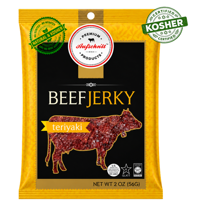 Aufschnitt Kosher Beef Jerky Teriyaki, 2oz