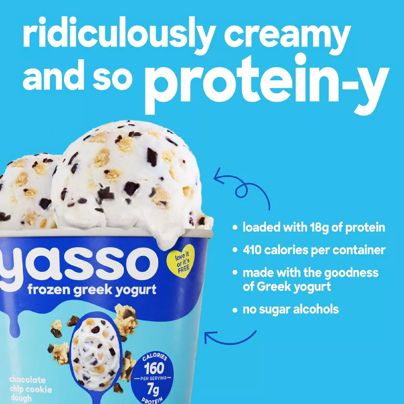 Yasso Chocolate Chip Cookie Dough Pint