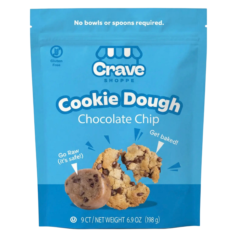 Crave Shoppe Ready to Eat Chocolate Chip Cookie Dough