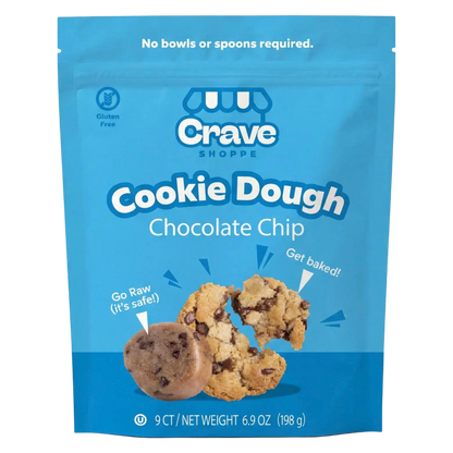 Crave Shoppe Ready to Eat Chocolate Chip Cookie Dough