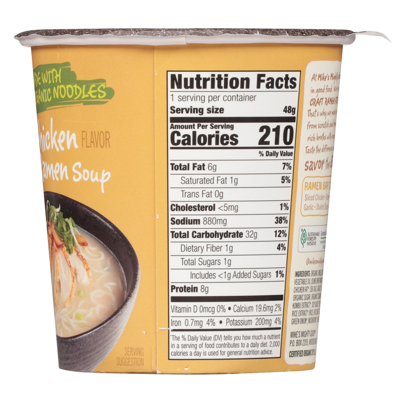 Mighty Mike's Ramon Mike's Mighty Good Chicken Craft Ramen Soup Cup 1.6oz - Mike's Mighty ...